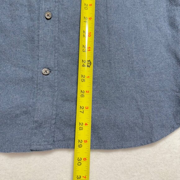 Mutual Weave Men's Long Sleeve Flap Pockets Collared Blue Shirt Size Small NWT - Picture 10 of 10